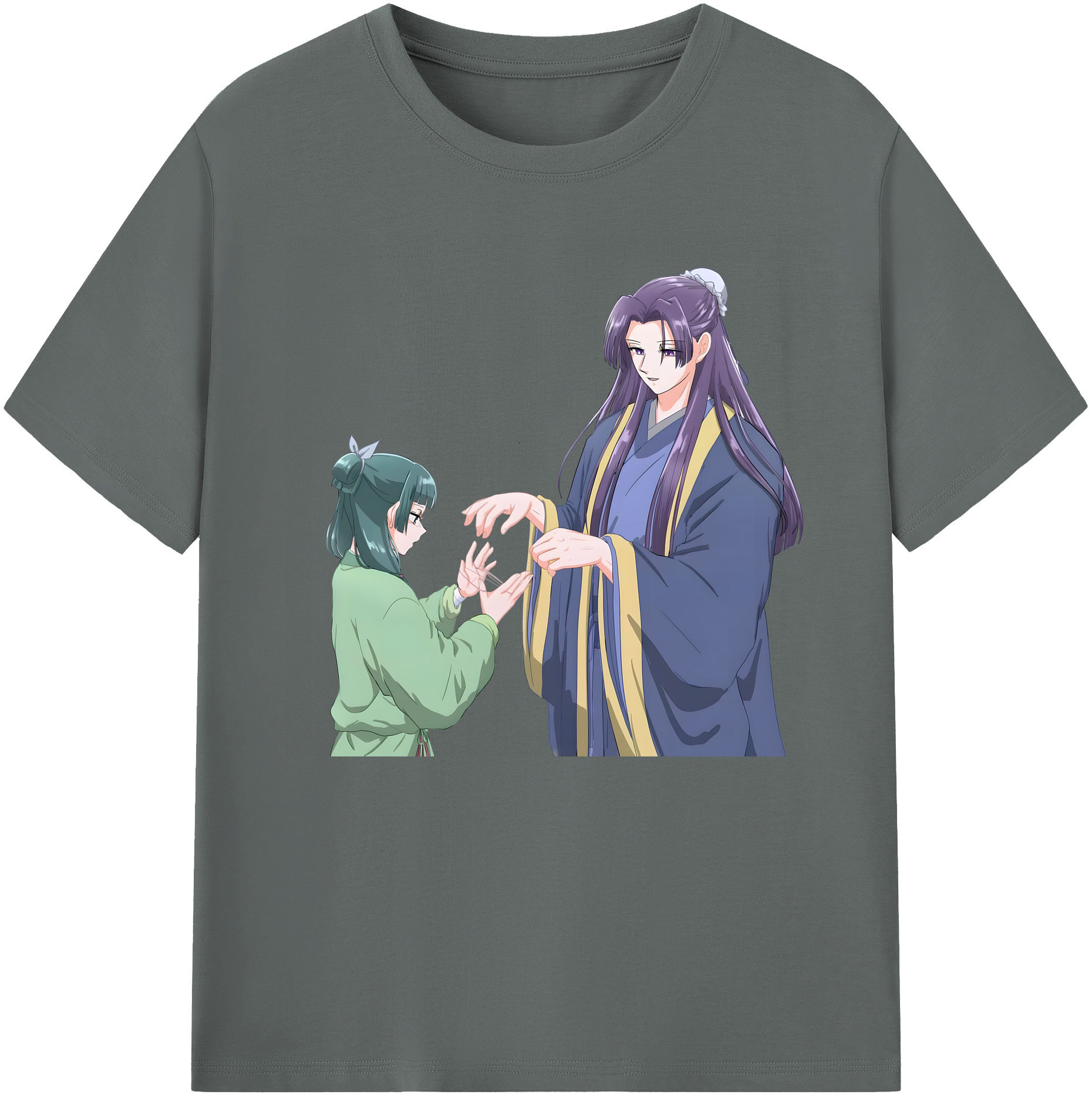 （画像用） 薬屋のひとりごと The Apothecary Diaries 綿100％ メンズ半袖Tシャツ｜肌触りやわらか＆通気性